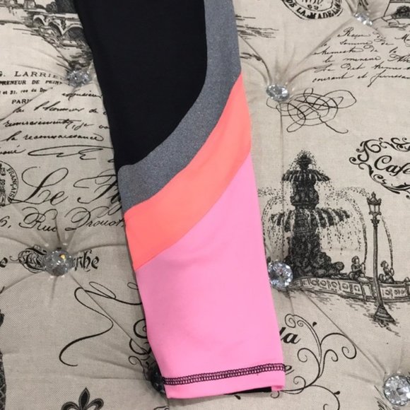 BEBE Sport Colorblock Leggings - Picture 6 of 9